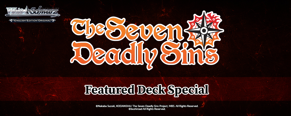 The Seven Deadly Dins Featured Deck Specials