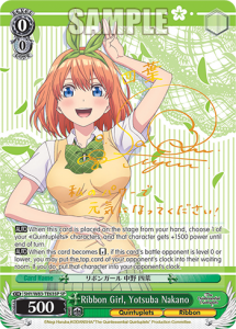 5toubun x Weiss Schwarz (feat. Latest Character Designs) :  r/5ToubunNoHanayome