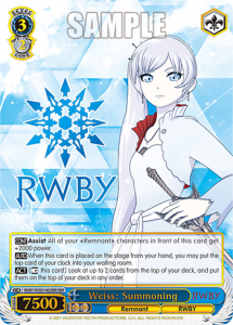 Booster Pack RWBY ｜ Weiß Schwarz