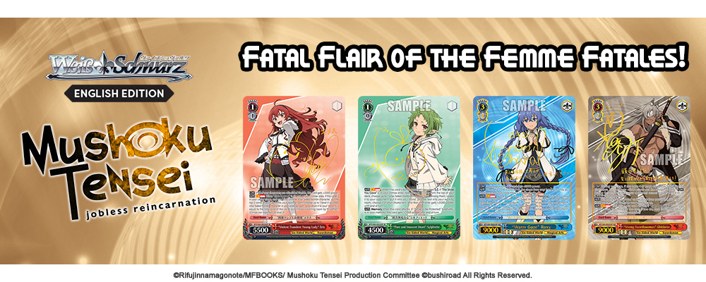 Fatal flair of the femme fatales! A Mushoku Tensei special Feature Top Banner