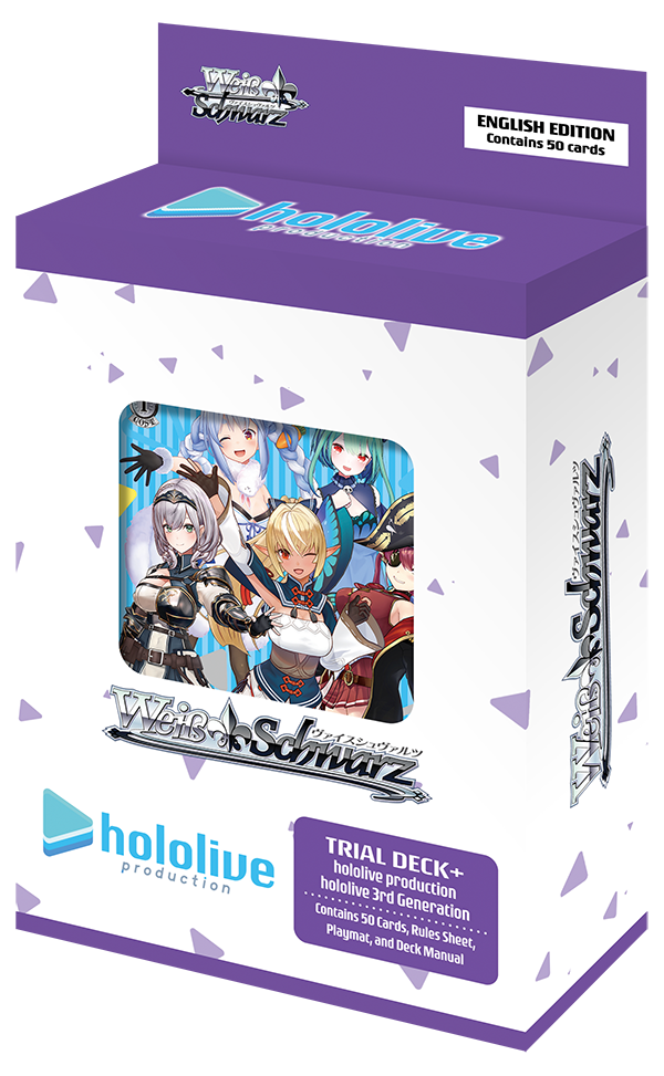Weiss Schwarz Hololive Production Booster Set of 3 Box Pack 2021 No Box JP New 