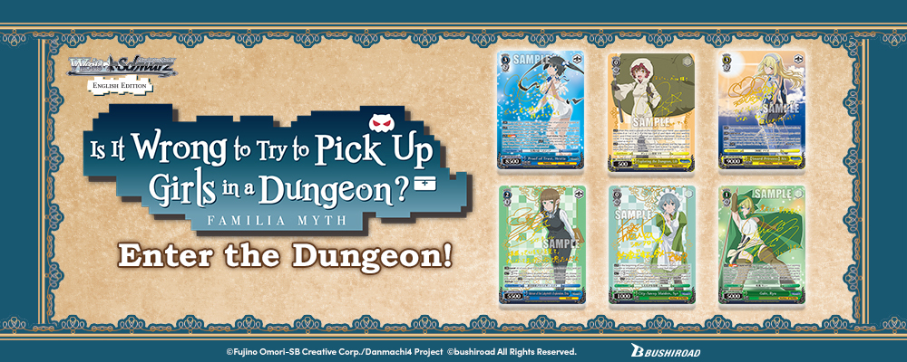 Enter the Dungeon! An Is It Wrong to Try to Pick Up Girls in a Dungeon? Top Banner