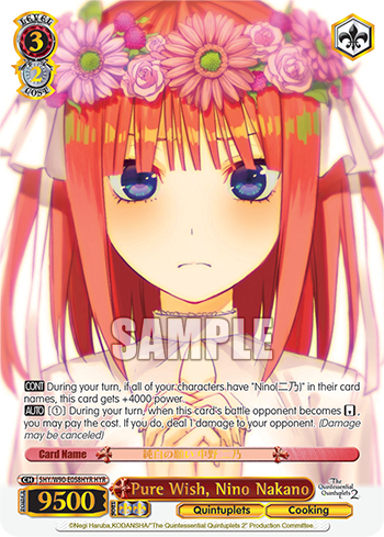 Weiss Schwarz: Quintessential Quintuplets 2 — Bushiroad - PHD Games