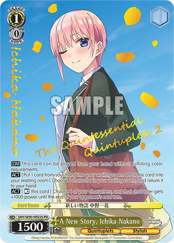 Over the Brick – Weiß Schwarz: The Quintessential Quintuplets 2 Booster