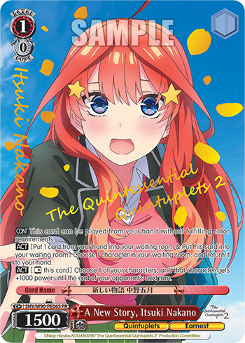 Over the Brick – Weiß Schwarz: The Quintessential Quintuplets 2 Booster