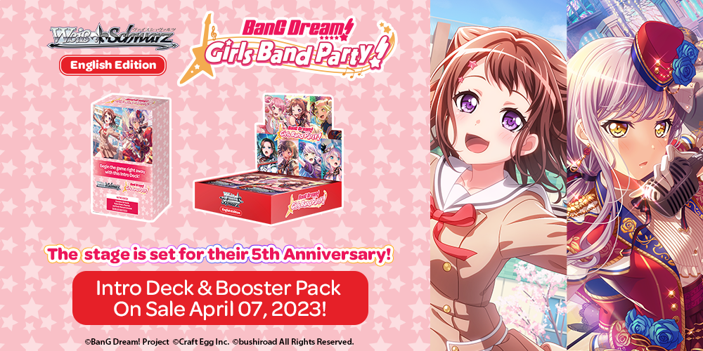 BanG Dream! Girls Band Party! 5th Anniversary: CiRCLE Thanks Party returns to Weiẞ Schwarz!Bottom Banner