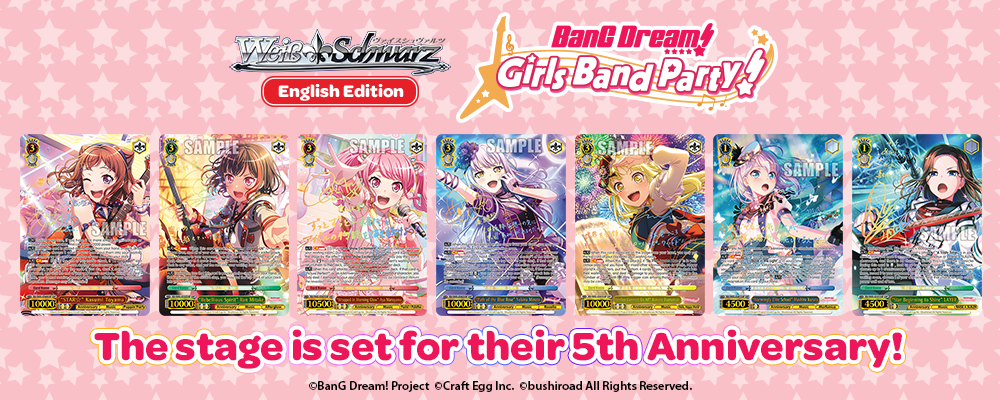  Bushiroad Bang Dream Girls Band Party 5th Anniversary