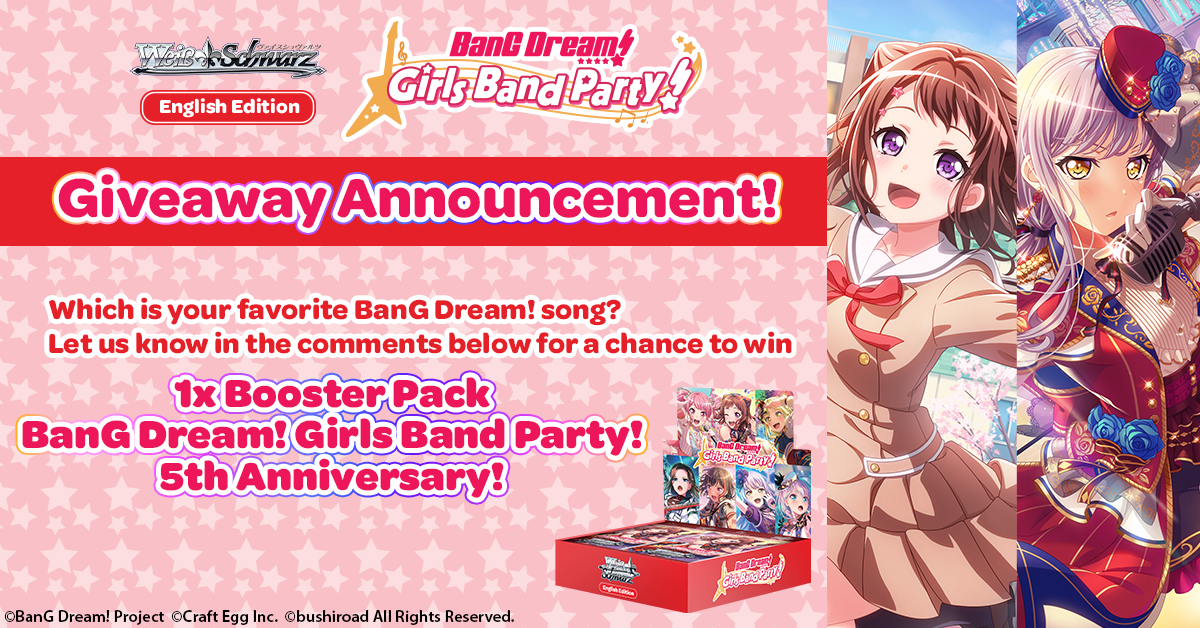 Bang dream! Girls band party! Celebrates the 4th anniversary!! ｜ Bushiroad