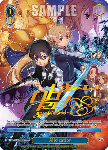 Weiss Schwarz SAO 10th Anniversary - The World of Swords RRR - English