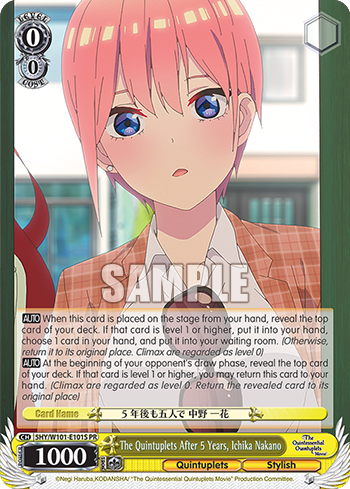 Growth, Ichika Nakano (5HY/W101-E014 C) [The Quintessential Quintuplet