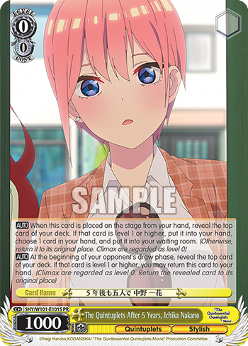 Gotoubun no Hanayome Movie Cards & Translations :: littleAKIBA