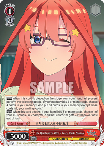 Playmat The Quintessential Quintuplets Volume Season 1 Weiss Schwarz  Bushiroad