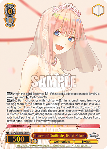 Gotoubun no Hanayome Movie Cards & Translations :: littleAKIBA