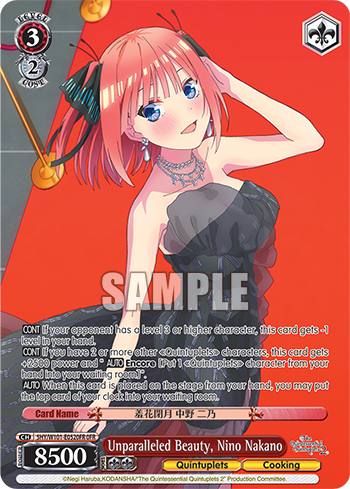 WS - 5Toubun no Hanayome movie Booster(Complete) : FreedomduoのCardGame<D>