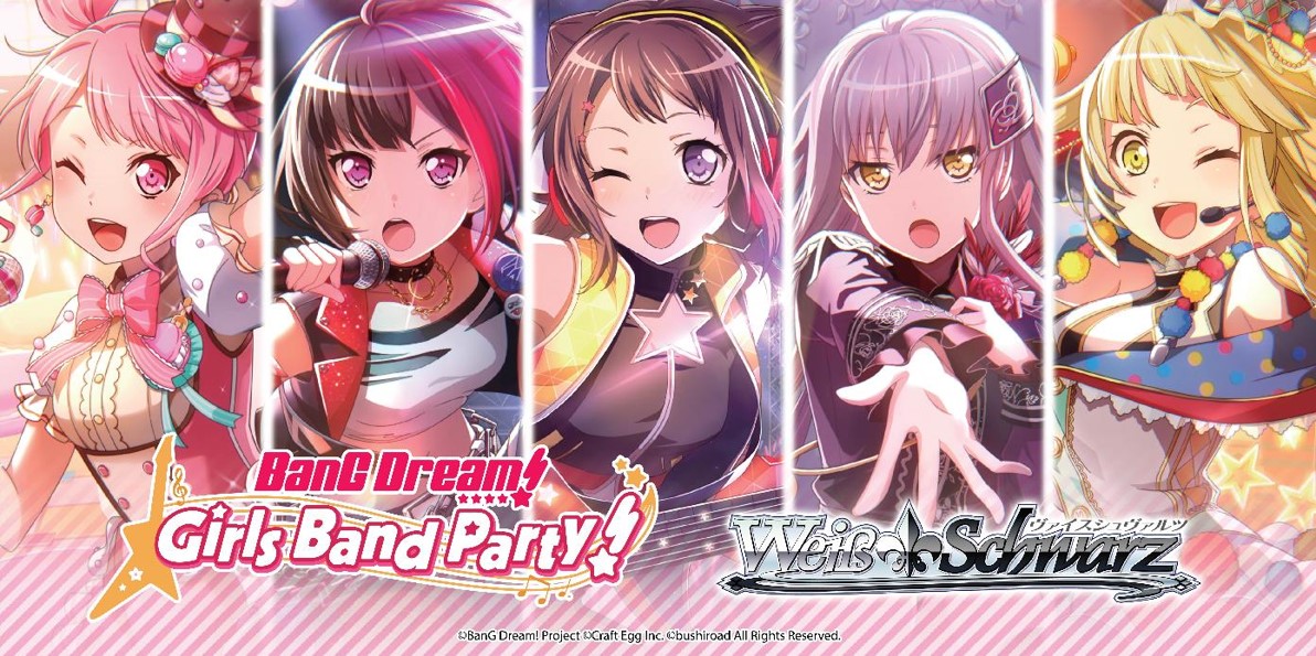  Bushiroad Bang Dream Girls Band Party 5th Anniversary 16 Packs  - 9 Cards per Pack - English - Weiss Schwarz Booster Box : Toys & Games