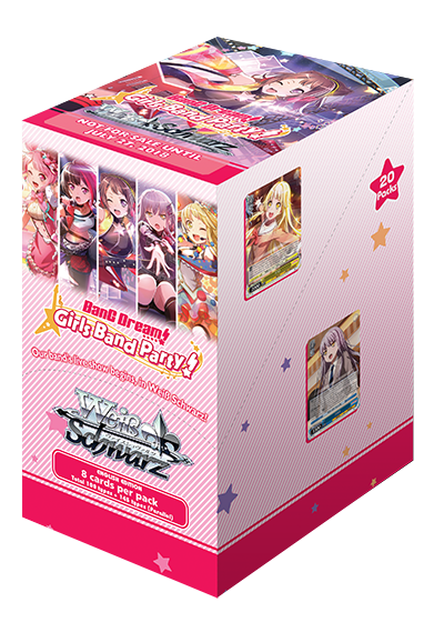  Bushiroad Bang Dream Girls Band Party 5th Anniversary 16 Packs  - 9 Cards per Pack - English - Weiss Schwarz Booster Box : Toys & Games