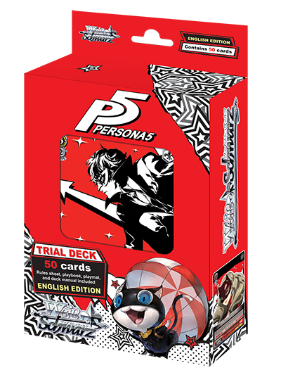 Persona 5 Weiss Schwarz Promotional Deck Box Case Holder UNTOUCHED UNBUILT 