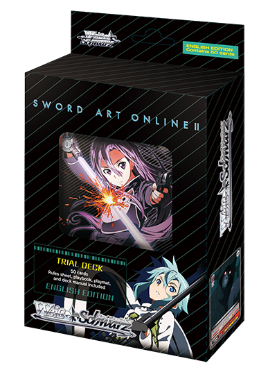 Weiss Schwarz English Sword Art Online II 2 Trial Deck Opened