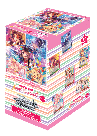 Bushiroad Bang Dream Girls Band Party 5th Anniversary 16 Packs - 9 Cards  per Pack - English - Weiss Schwarz Booster Box