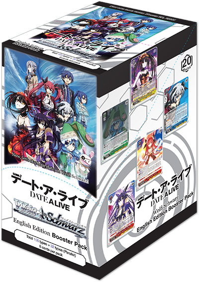 Weiss Schwarz Date a Live Anime Tohka Kurumi Origami 20 Card pack Japanese TCG 
