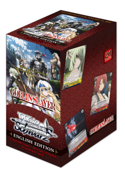 Weiss Schwarz Booster Pack Goblin Slayer BOX Trading Card Game from Japan 