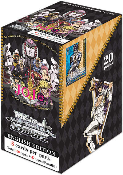 Booster Pack Jojo S Bizarre Adventure Golden Wind Weiss Schwarz