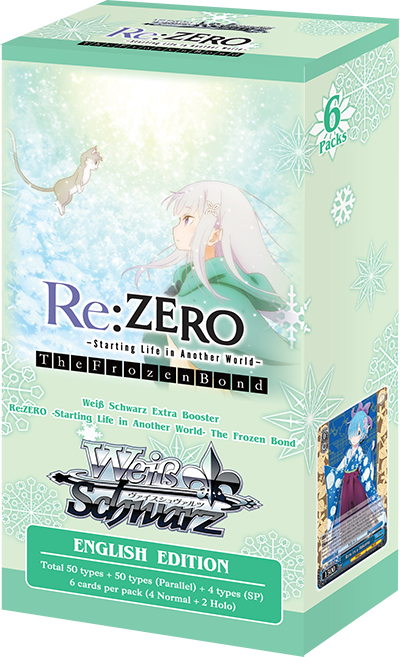 Weiss Schwarz ENGLISH Re:ZERO Starting Life in Another World Box 20ct SEALED!! 