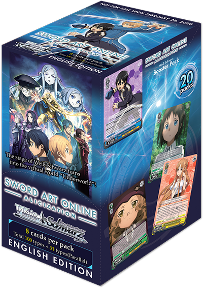 Weiss Schwarz Sword Art Online II Vol.2 Extra Booster Box English New! 
