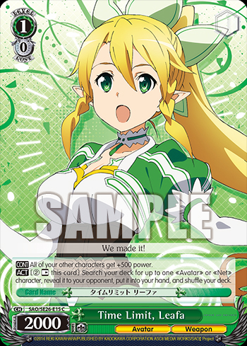 ICv2: 'Sword Art Online' Characters Return to 'Weiss Schwarz