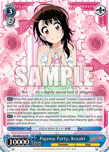 Weiss Schwarz TCG NISEKOI False Love PROMO ADVERTISING POSTER 8/19/2016